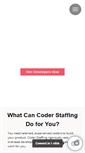 Mobile Screenshot of coderstaffing.com
